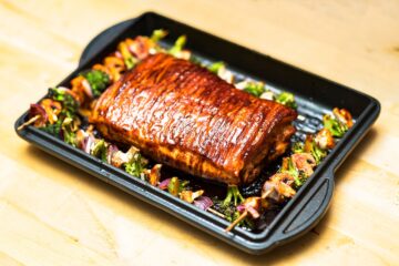 Mariné de filet mignon porc et ses clémentines caramélisées